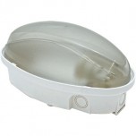 plafoniera ovale bianca fme62720