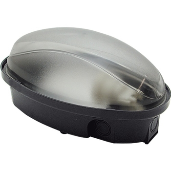 plafoniera ovale nera fme62721