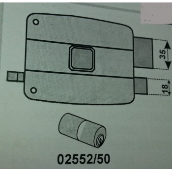 cisa 50111 40 sx serratura 50111-40-2
