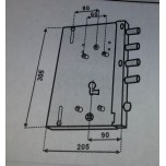 mottura 898561gd11 serratura