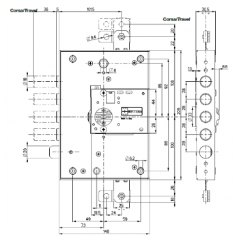 mottura 89k571drdb serratura